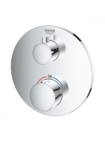Grohe Grohtherm falsík alatti termosztátos zuhanycsaptelep, króm 24075000