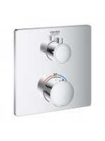 Grohe Grohtherm Square falsík alatti termosztátos zuhanycsaptelep, króm 24078000