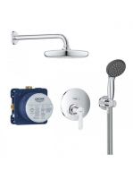 Grohe Get falon belüli zuhanyrendszer kézizuhannyal, fejzuhannyal, króm 25220001