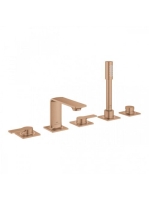 Grohe Allure 5-lyukas kádkombináció, szálcsiszolt rose arany 25221DL1