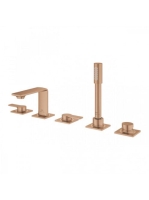 Grohe Allure 5-lyukas kádkombináció, szálcsiszolt rose arany 25221DL1