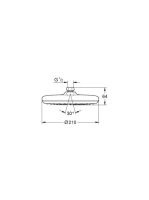 Grohe New Tempesta 210 fejzuhany 26408000