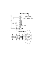 Grohe Euphoria SmartControl 310 Cube Duo termosztátos zuhanyrendszer, króm 26508000