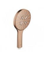 Grohe Rainshower SmartActive 130 kézizuhany, 3 funkciós, szálcsiszolt rose arany 26574DL0