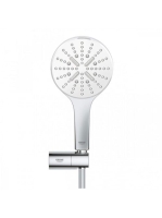 Grohe Rainshower SmartActive 130 3 funkciós kézizuhany állítható zuhanytartóval, hold fehér 26580LS0