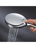 Grohe Rainshower SmartActive 130 3 funkciós kézizuhany állítható zuhanytartóval, hold fehér 26580LS0