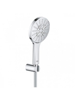Grohe Rainshower SmartActive 130 26581000, Falitartós zuhanygarnitúra, 3 féle vízsugaras kézizuhannyal