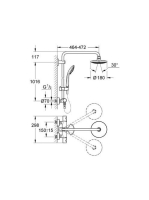 Grohe Euphoria zuhanyrendszer, termosztátos csapteleppel 27296001