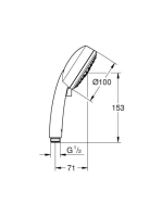 Grohe New Tempesta Cosmopolitan 3 funkciós kézizuhany 27572002