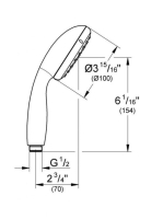 Grohe Tempesta NEW kézizuhany II 2759710E