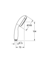 Grohe Tempesta New 100 I kézizuhany 27852001