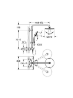 Grohe Euphoria XXL 210 zuhanyrendszer 27964000
