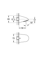 Grohe Relexa Sport fejzuhany, 1/2" 28002000