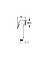 Grohe NEW Tempesta-F Trigger Spray 30 Bidé Kézizuhany, 1 féle vízsugárral 28020L01