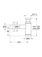 Grohe mosdószifon, rose arany 28912DA0