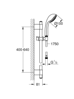 Grohe Relexa 100 Five zuhanygarnitúra 28964001
