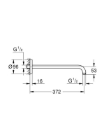 Grohe Rainshower zuhanykar 372 mm, króm 28982000