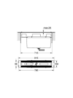 Grohe 4/5-lyukas kádcsaptelep kombináció (opcionális) 29037000