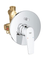 Grohe BauFlow falba épített egykaros kád csaptelep, komplett 29113000