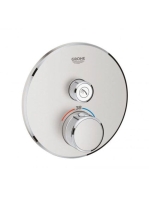 Grohe Grohtherm SmartControl termosztátos színkészlet, rozsdamentes acél hatású 29118DC0