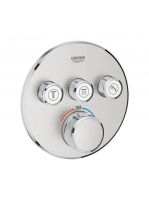 Grohe Grohtherm SmartControl termosztátos színkészlet, rozsdamentes acél hatású 29121DC0