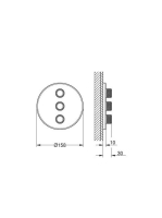 Grohe Grohtherm SmartControl 3 utas váltószelep, rozsdamentes acél hatású 29122DC0