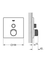 Grohe Grohtherm SmartControl termosztátos színkészlet, króm 29123000