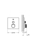 Grohe Grohtherm SmartControl termosztátos színkészlet, szálcsiszolt rose arany 29123DL0