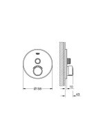 Grohe SmartControl falsík alatti csaptelep 1 fogyasztóhoz, króm 29144000