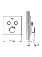 Grohe SmartControl színkészlet 2 fogyasztóra 29148000
