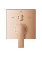 Grohe Allure egykaros kádcsaptelep 3-utas vezérlővel, szálcsiszolt rose arany 29176DL1