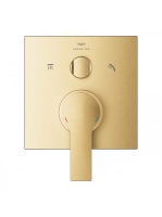 Grohe Allure egykaros kádcsaptelep 3-utas vezérlővel, szálcsiszolt világos arany 29176GN1