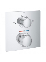 Grohe Allure termosztátos zuhanycsaptelep 2 fogyasztóhoz, zuhanyváltóval, króm 29181002