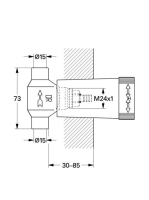 Grohe csempeszelep 29801000