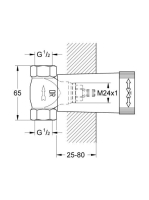 Grohe csempeszelep 29811000