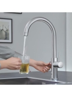 GroheRed Duo konyhai csaptelep és M-es méretű bojler, króm 30083001