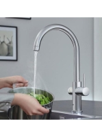 GroheRed Duo konyhai csaptelep és M-es méretű bojler, króm 30083001