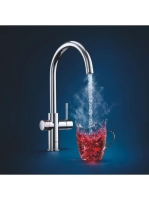 GroheRed Duo konyhai csaptelep és M-es méretű bojler, króm 30083001