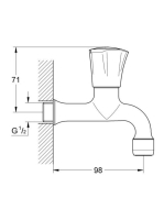 Grohe Costa L kifolyószelep, króm 30098001