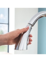 Grohe Zedra Touch egykaros elektromos konyhai csaptelep elfordítható kifolyóval, króm 30219002