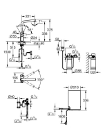 Grohe Red Duo konyhai csaptelep és M-es méretű bojler, szálcsiszolt grafit 30327AL1