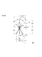 Grohe Concetto mosogató csaptelep 1/2 31132001