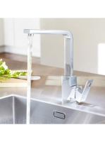 Grohe Eurocube egykaros konyhai csaptelep elfordítható kifolyóval, króm 31255000