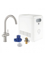 Grohe Blue Professional egykaros konyhai csaptelep szűrő funkcióval, rozsdamentes acél hatású 31323DC2