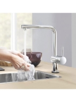 Grohe Minta Touch egykaros elektromos konyhai csaptelep kihúzható fejjel, króm 31360001