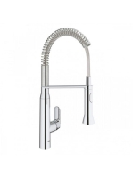 Grohe K7 egykaros konyhai csaptelep zuhanyváltóval, elfordítható kifolyóval, króm 31379000