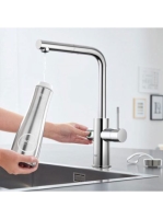 Grohe Blue Home kihúzható fejes konyhai csaptelep, kezdő készlet 31539000