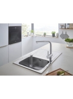 Grohe K500 Rozsdamentes acél mosogatótálca csepegtetővel 1000x500 mm, szatén 31563SD1