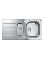 Grohe K200 Rozsdamentes acél mosogatótálca 965x500 mm csepegtetővel, szatén 31564SD1