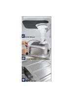 Grohe K1000 Rozsdamentes acél mosogatótálca 1160x520 csepegtetővel, balos/szatén 31581SD1